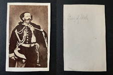 Victor Emmanuel II, roi d'Italie Vintage albumen print CDV. 