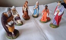 6 Santons de crèche Terre