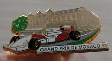 PIN'S F1 FORMULA ONE GRAND PRIX MONACO 93 MCLAREN AYRTON SENNA ARTHUS BERTRAND