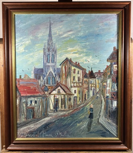 Vue sur église - sur, saint-maclou