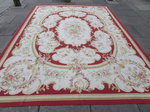 Tapis aubusson tissé en - tapis, d’aubusson