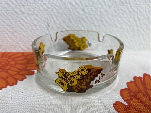 Ancien cendrier verre pub - ancien,