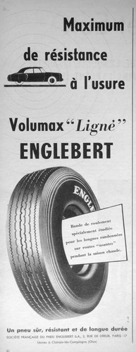 Publicité 1954 englebert - 1954,