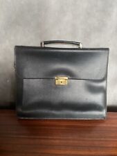 Ancienne Sacoche Cuir Noir +