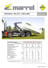 ANDRÉZIEUX -BOUTHÉON ( 42 ) MARREL AMPLIROLL RHL 22 U / PROSPECTUS  100 g  2010