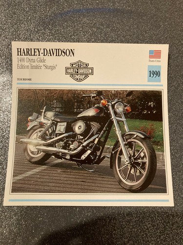 Carte fiche moto collection - carte,