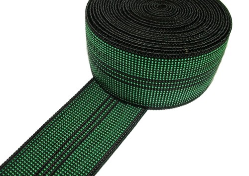 Vert élastique tapisserie - Élastique,