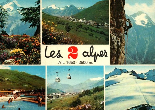 Les deux alpes carte - les,