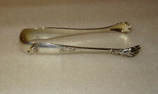 ANCIENNE PINCE A SUCRE EN ARGENT MASSIF POINCON MINERVE GRIFFES DE LION