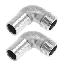 2 Pcs Raccords À Barbe Pour