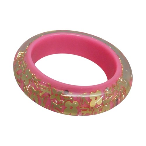 Bracelet rose strass motif