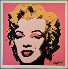 Andy Warhol Marilyn Monroe Lithograph 50x50 CM Limited # 247/500 Cmoa Signé
