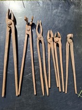Lot 6 pinces de forgeron de 36