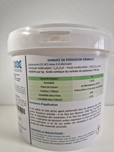 Sorbate potassium granule - potassium, 5