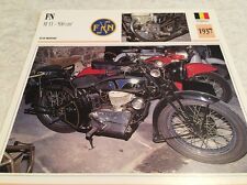 Carte moto FN 500 M11 1937