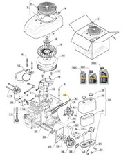 Jauge Accélérateur Tracteur Tondeuse Modèles 84MT Original Stiga 118551399/0
