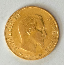 Pièce or 10 Francs 1859 A