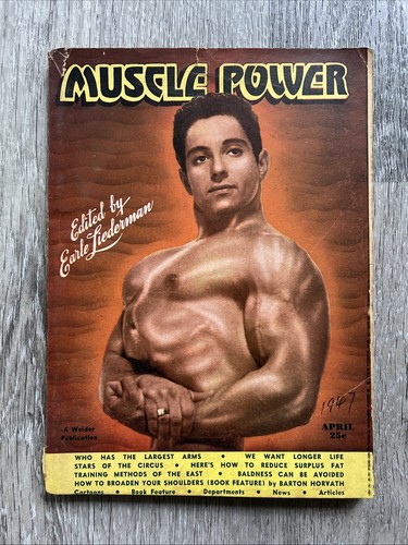 Joe weider earle liederman - joe, &