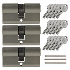3 serrures cylindriques à