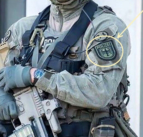 écusson bgs bundespolizei gsg - Écusson,