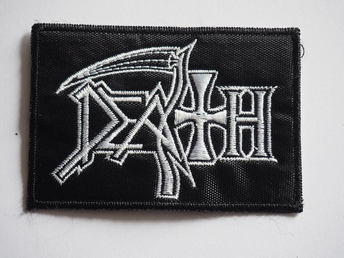 Death patch brodé 8x6cm - death,