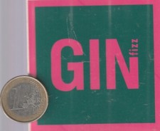 Autocollant. Boisson. GIN FIZZ