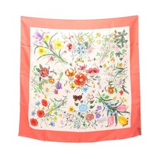 Écharpe étole motif fleurs
