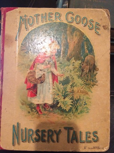 Book 1890 mother goose - book,