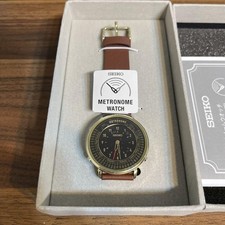 Montre SEIKO Metronome Standard Line couleur monotone SMW001A marron foncé bo...