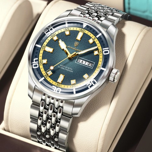 Montre homme quartz luxe - luxe, acier