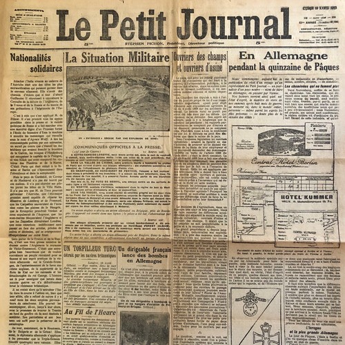 Petit journal 04 - petit, 19/04/1915