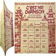 Partition C’est ma chanson This is my song 1966 Charlie Chaplin Pierre Delanoë