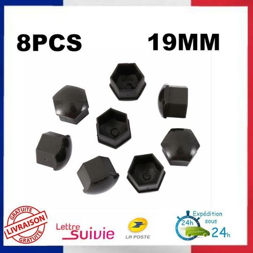 8pcs 19mm noir - noir, auto