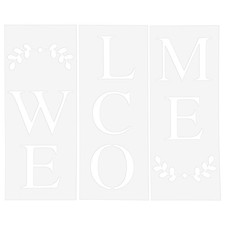 Pochoir de Signe de Bienvenue