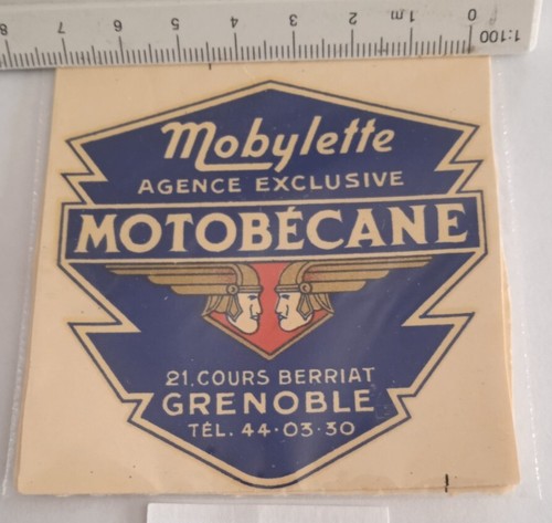 Chromo transfert mobylette - transfert,