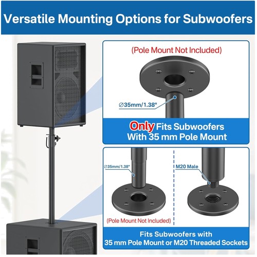 Heavy duty speaker pole - heavy-duty,