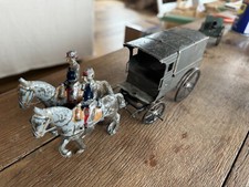 RARE ATTELAGE AMBULANCE HIPPOMOBILE 2 ESSIEUX CHARLES ROSSIGNOL CR 1910 25 CM