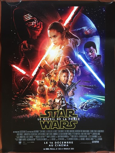 Affiche star wars vii - wars,