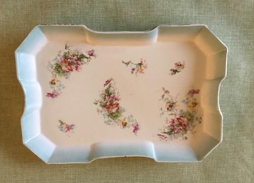 Ancien plat shabby - , ou