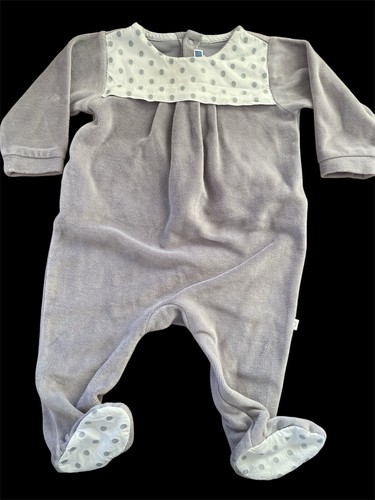 Jacadi euc grey velour - euc,