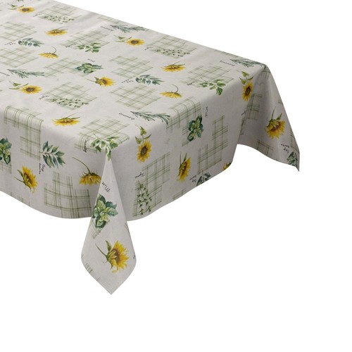 Nappe toile cirée herbes - cirée,