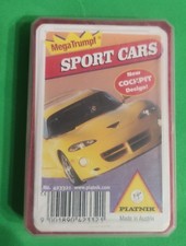 PIATNIK  Jeu de cartes Quatuor   Quartett  Mega Trumpf  " SPORT-CARS  " (2)