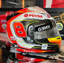 Race used helmet Bell HP7 EVO Romain Grosjean Lotus F1 2015 Austrian GP