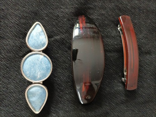 Lot barrettes cheveux - 3, à