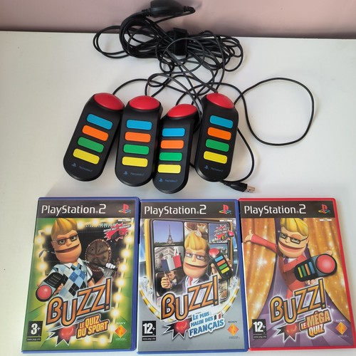 Buzz ps2 lot jeux 4 - ps2,