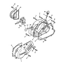 YAMAHA RT 100 1990-2000 Kit vis BTR inox moteur complet RT100