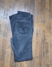 Jean slim femme Levi's Line 8 taille 28 (36/38) noir délavé