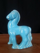 Cheval Art Deco en grès Roger