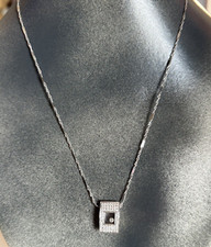 Chaine 14 k  pendentif or 18 k dans le goût de la collection Happy Diamonds