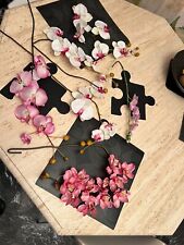 7 branches fleurs orchidées